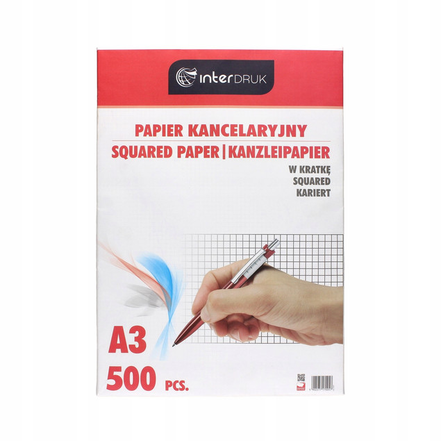 Papier kancelaryjny A3/500K kratka
