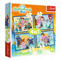 Puzzle Trefl 4w1 Disney Zwierzogród 2 (35, 48, 54, 70 el.) - Trefl 34677