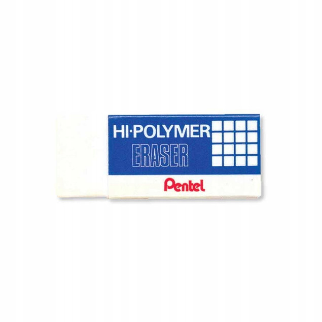 Gumka do mazania Pentel ZEH-03 Hi-Polymer biała, miękka