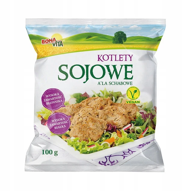 Kotlety sojowe a'la schabowe Bona Vita 100g