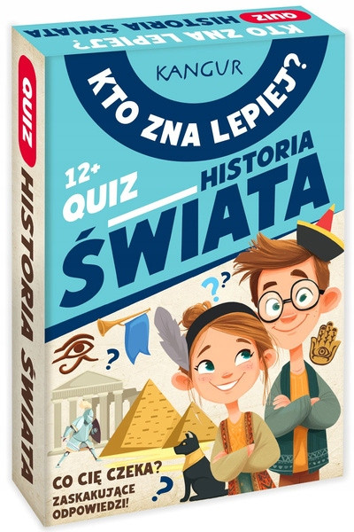 Gra planszowa Kto zna lepiej? Quiz Historia Świata Kangur +12