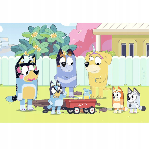 Puzzle Bluey 100 elementów – Trefl