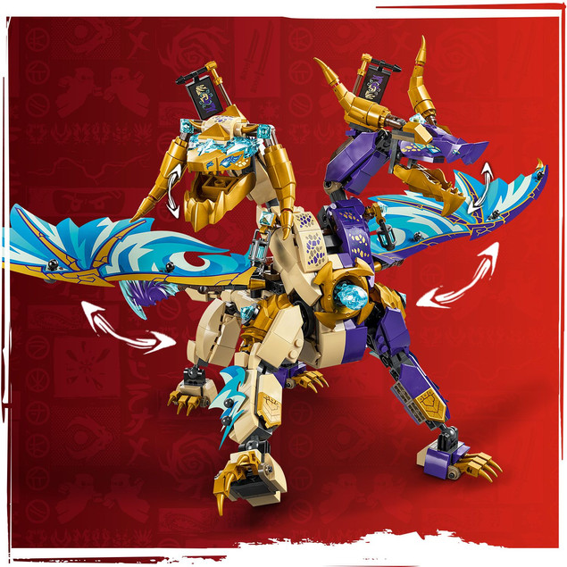 LEGO NINJAGO Arcysmok skupienia (71836) Zestaw klocków 869 elementów