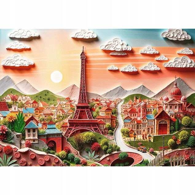 Puzzle 1000 Paryż