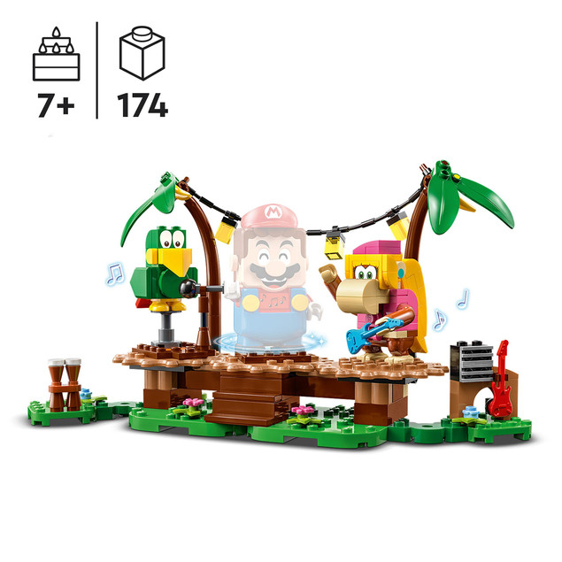 LEGO 71421 Super Mario Dżunglowy koncert Dixie Kong — zestaw rozszerzający