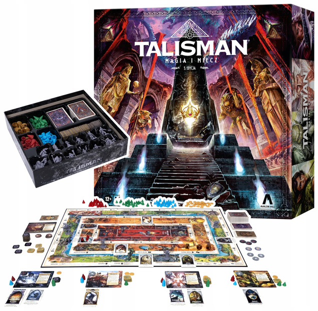 TALISMAN: MAGIA I MIECZ (5 EDYCJA) Gra Fantasy Przygodowa 12+ Rebel