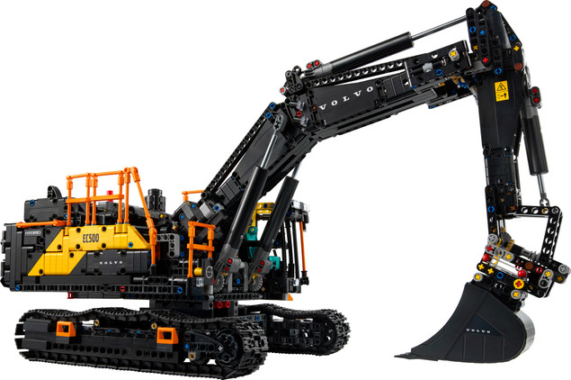 LEGO Technic 42215 Koparka Volvo EC500 Hybrydowa z Zmechanizowanymi Funkcjami dla Dorosłych