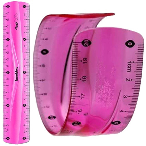 Linijka St. Majewski zielona 20 cm odporna na złamanie