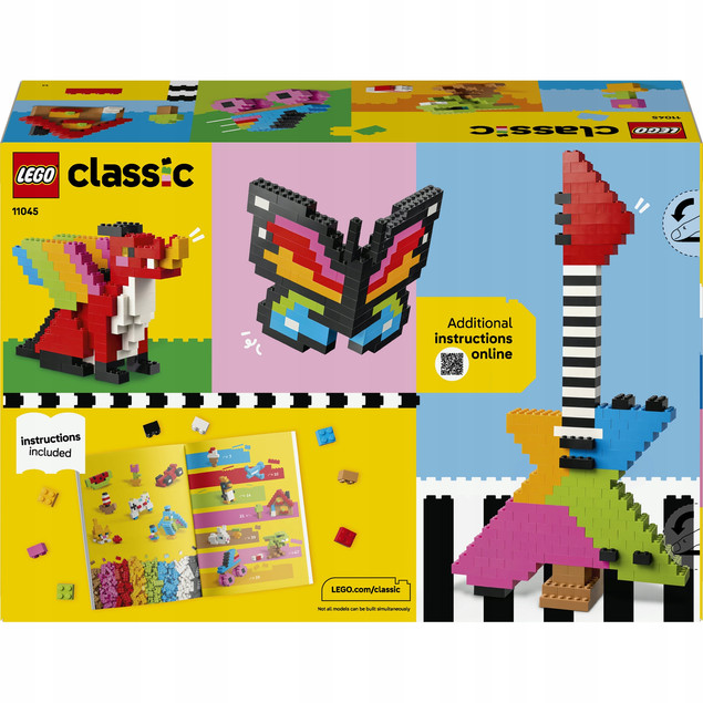 LEGO Classic 11045 Kolorowe Klocki Kreatywne – Zestaw dla Dzieci 5+