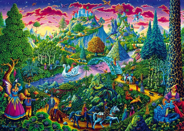 Puzzle 1000 el. Schmidt Spiele Fantastyczny Bajkowy Świat