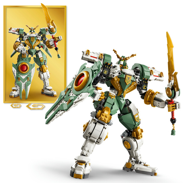 LEGO NINJAGO 71860 Tytanowy Robot Lloyda: 15 lat NINJAGO – Zestaw Kolekcjonerski
