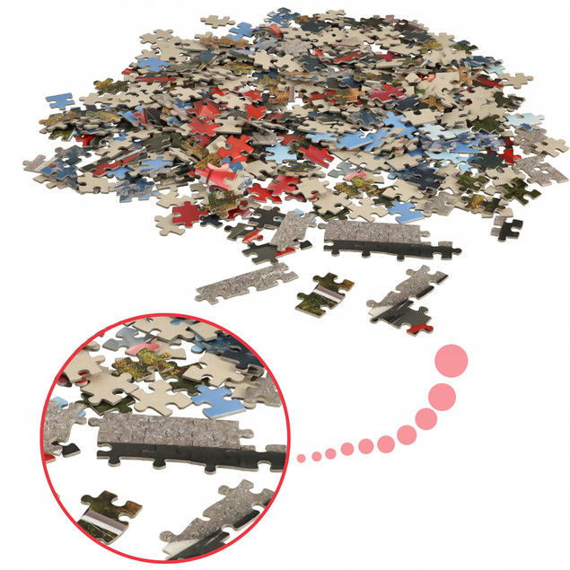 Puzzle 500 Samochód Sportowy i Góry - Castorland