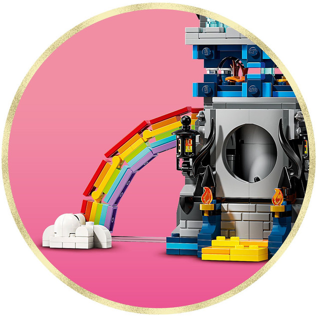 Klocki LEGO Wicked 75689 Emerald City & Kiamo Ko Castle Zamek – 860 El.