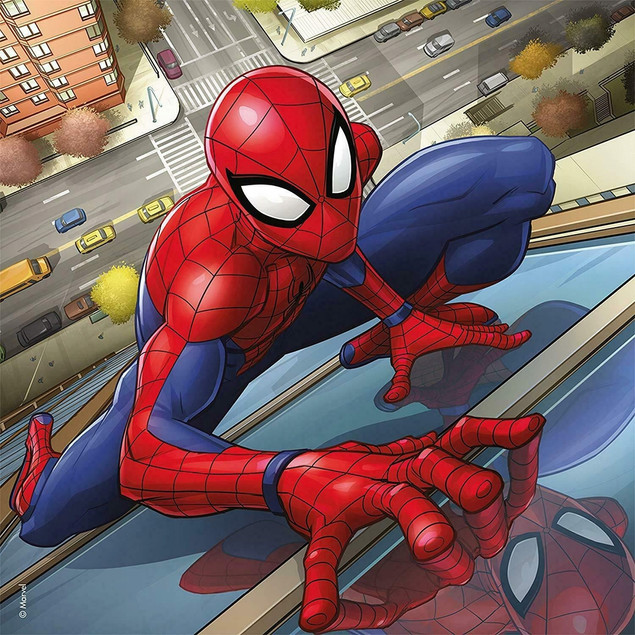 PUZZLE 3X49 SPIDERMAN W AKCJI, RAVENSBURGER