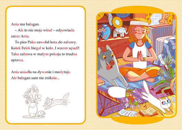 Moje Czytanie SYLABOWE Książeczka Edukacyjna Monika Ślizowska 6+ Skrzat