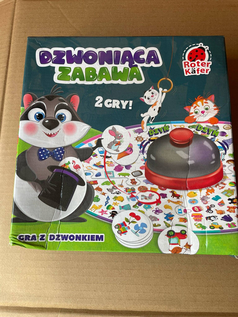 DZWONIĄCA ZABAWA GRA Z DZWONKIEM ROTER KAFER 2W1 OUTLET