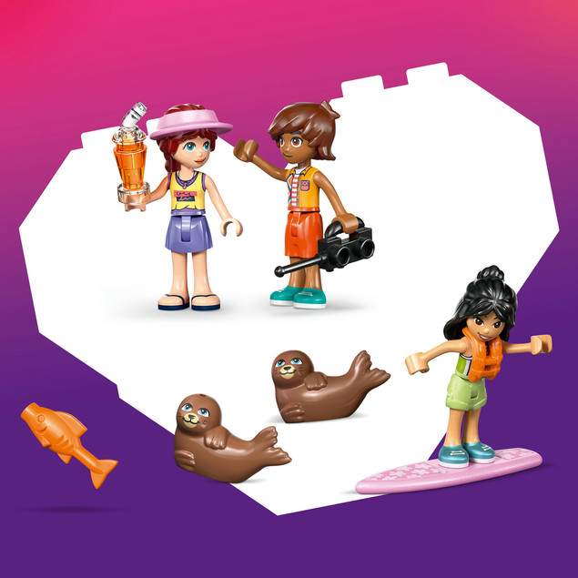 LEGO Friends 42699 Domek na plaży z fokami – 400 elementów, 7+