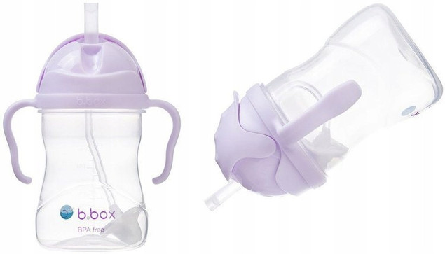 Kubek Niekapek B.Box 240 ml 6m+ Fioletowy