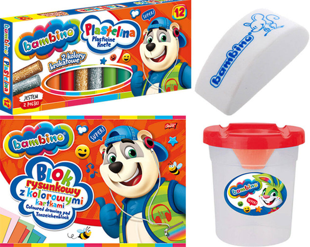 Bambino Wyprawka Szkolna Duży Zestaw Do Szkoły 21 Elementów