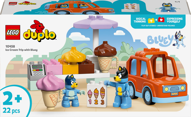 Klocki LEGO DUPLO Bluey i Wycieczka po lodach 10458 (22 el.)