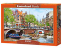Puzzle Castorland 1000 elementów Kanały amsterdamskie