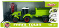 Traktor ASKATO Farm Town 122113 do Skręcania z Łyżką Przyczepą i Narzędziami 1:16