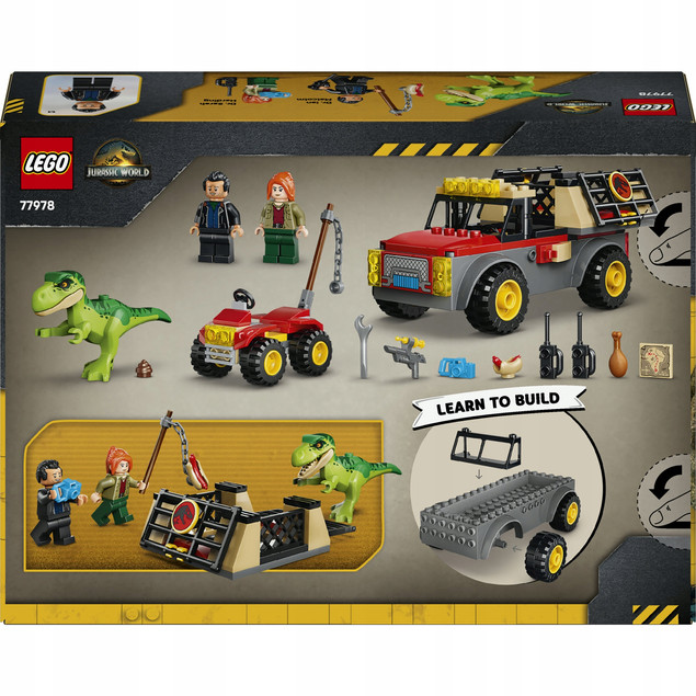 LEGO Jurassic World 77978 Ciężarówka do transportu małego T-rexa