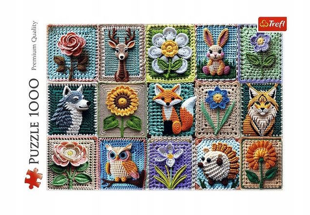 Puzzle 1000 elementów. Szydełkowanie - moja pasja Trefl