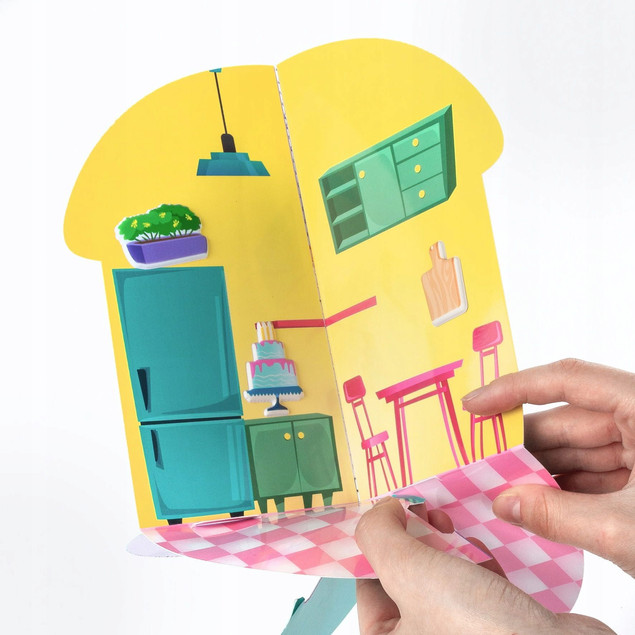 Kidea Creative 3D kitten house