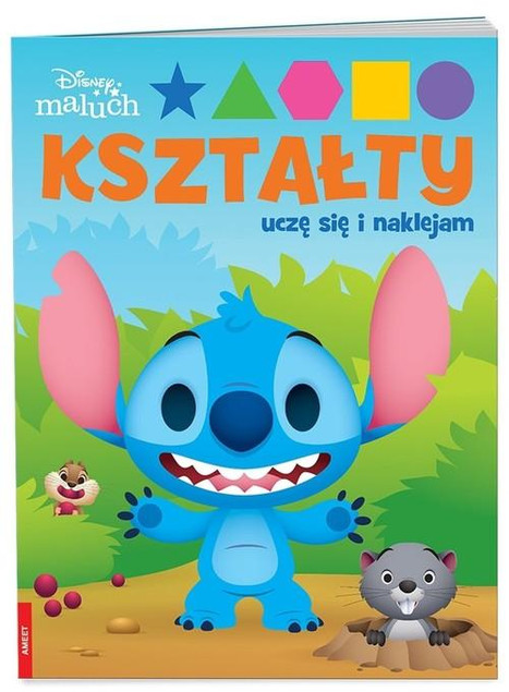 Kształty. Uczę się i naklejam. Disney Maluch FIG-9201 Praca zbiorowa