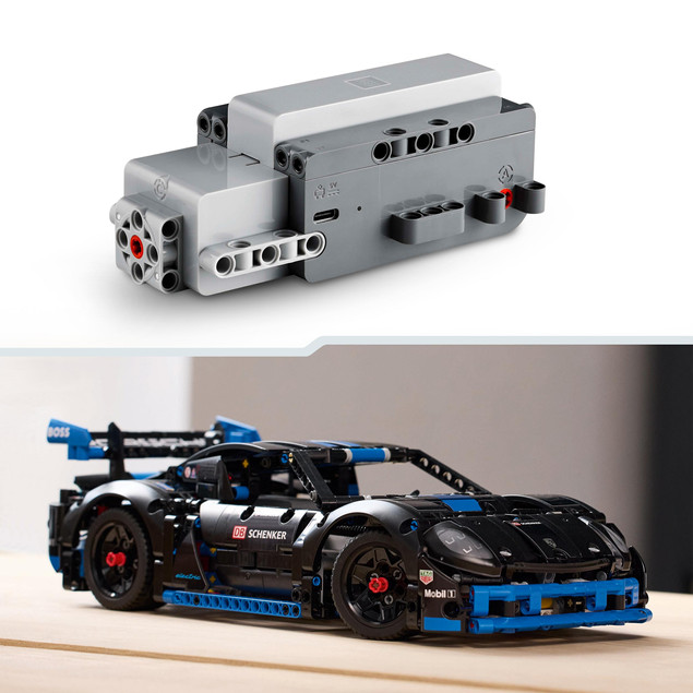 LEGO Technic 42176 Samochód Wyścigowy Porsche GT4 e-Performance Zdalnie Sterowany Control+