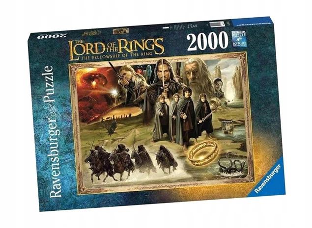Puzzle Ravensburger 2000 Władca Pierścieni