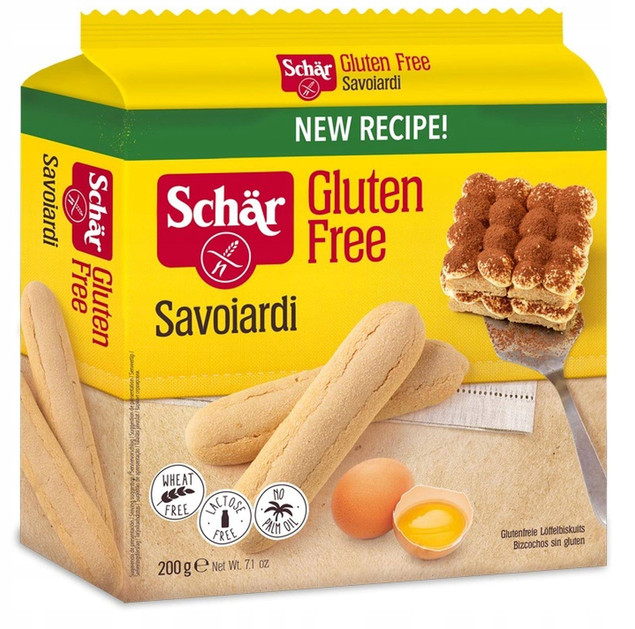 Savoiardi, biszkopty bezglutenowe 200g Schar