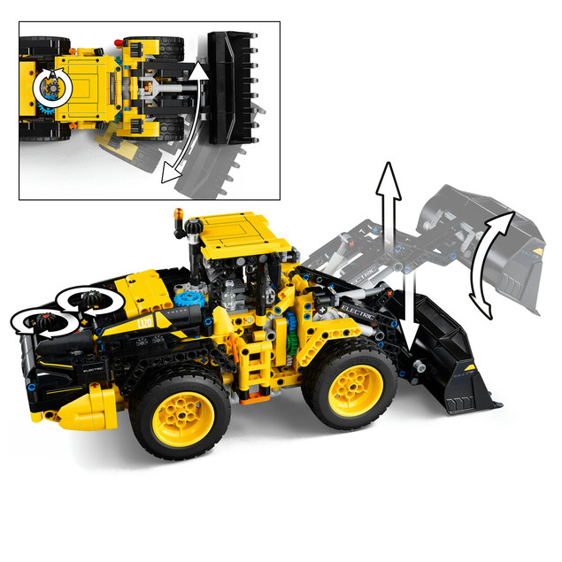 LEGO Technic 42209 Volvo L120 Elektryczna Ładowarka Kołowa | Maszyna Budowlana dla Dzieci 9+