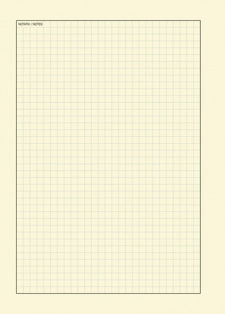 Notes A5 Donau beżowy - wnętrze