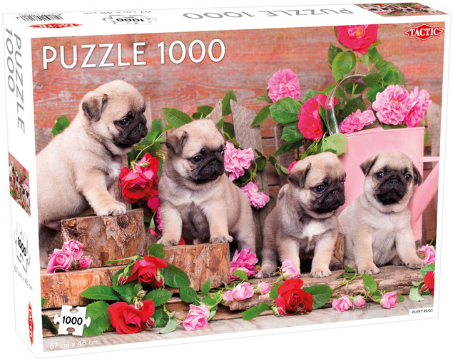 Tactic PUZZLE Szczeniaki 1000 el. Wysoka Jakość Fińska