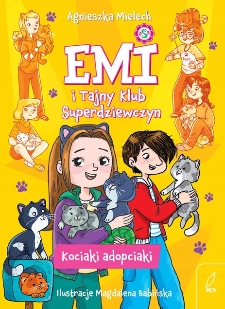Okładka książki Emi i Tajny Klub Superdziewczyn. Kociaki adopciaki