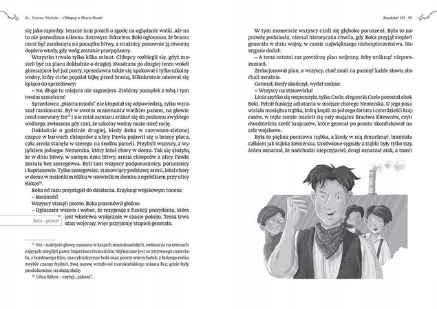 Chłopcy z Placu Broni. Lektura z opracowaniem