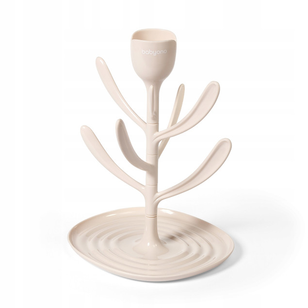 Babyono Ociekacz Suszarka do butelek i smoczków TULIP 1072/01 beige