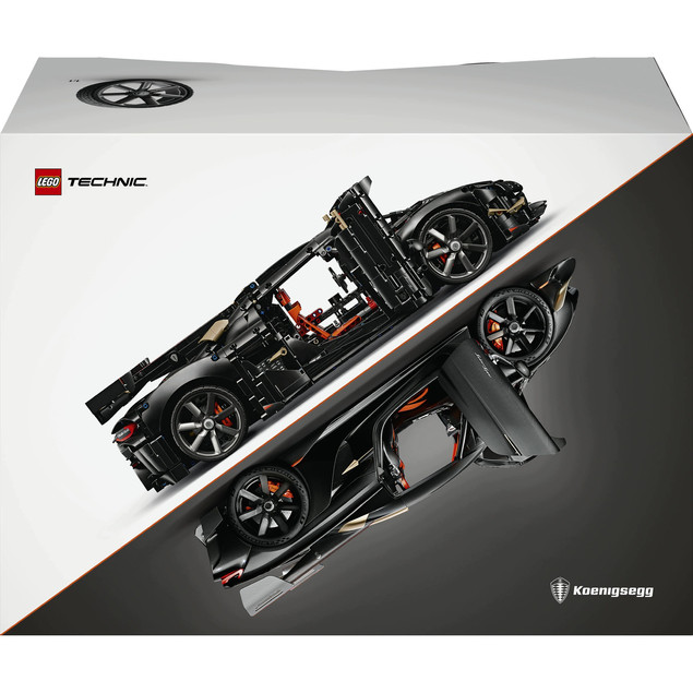 LEGO Technic 42232 Koenigsegg Sadair's Spear Megacar – Model Kolekcjonerski dla Dorosłych