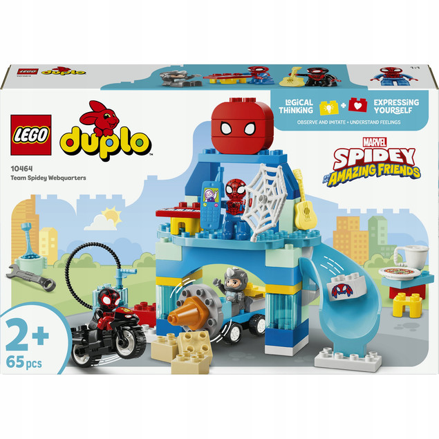 LEGO DUPLO 10464 Marvel Zespół Spidey'ego i Baza Pająka