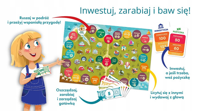 Gra planszowa Kapitan Nauka Mały inwestor Edgard