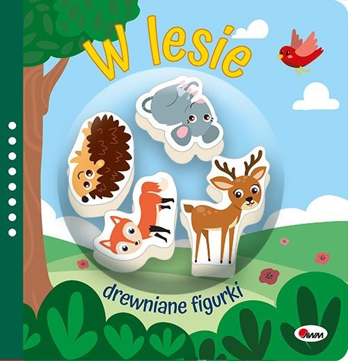 W lesie. Drewniane figurki Natalia Kawałko-Dzikowska