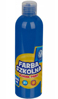 Farba Plakatowa Szkolna 500ml CIEMNONIEBIESKA 3+ Astra 301109004