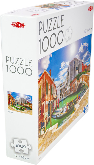 Tytuł
Puzzle Tactic 1000 elementów Wenecja Widok Miasta
