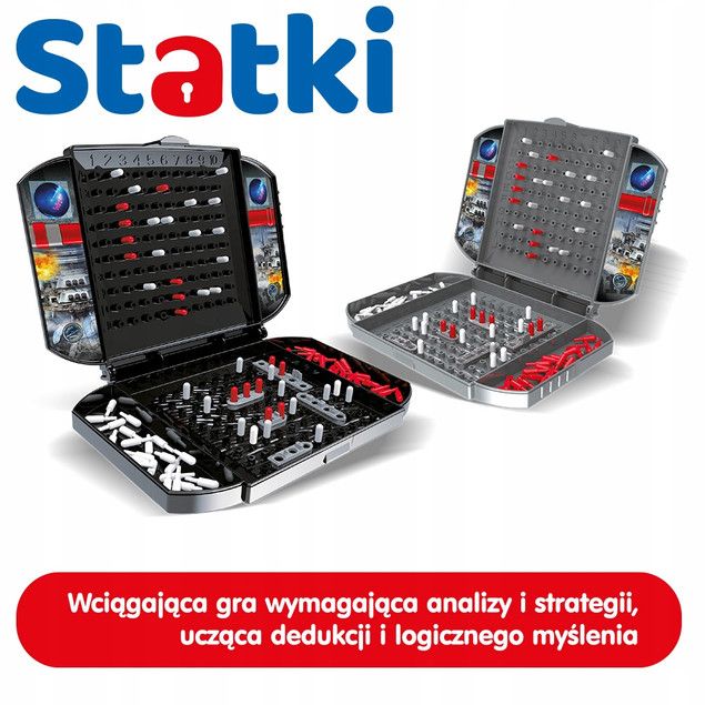 Gra Planszowa Statki Askato - Klasyczna Strategia dla Dzieci 6+