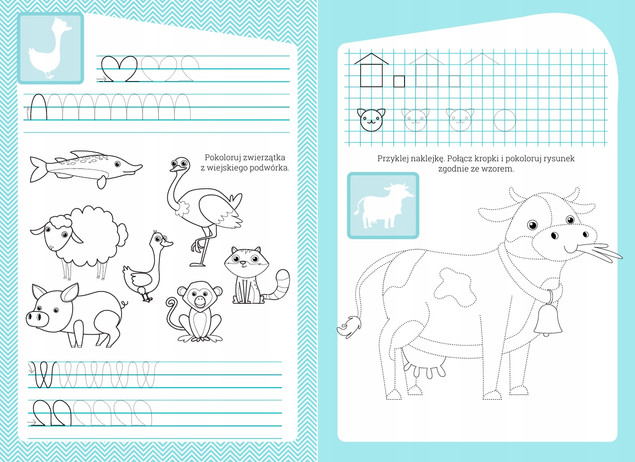 Kaligrafia i Ja. Szlaczki