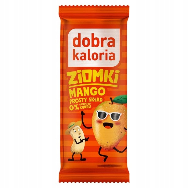 12x DOBRA KALORIA Zdrowy Baton MANGO i BANAN Orzechy Nerkowca Bez Cukru