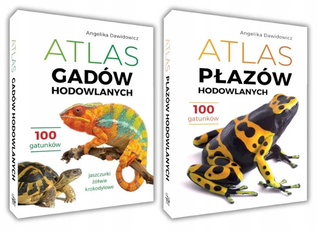 Atlas GADÓW i PŁAZÓW Hodowlanych 100 Gatunków SBM