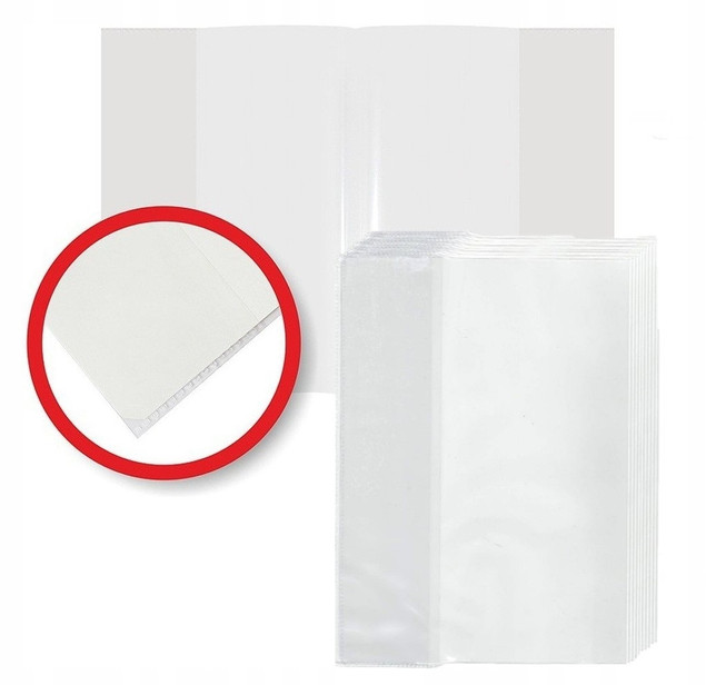 Okładki Na Zeszyty A5 10 Sztuk 21,2 x 30,3cm Biurfol